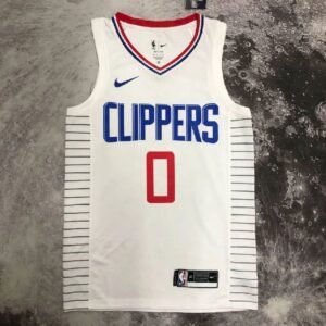Maillot Homme Russell Westbrook White Team Jersey