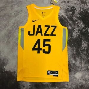 Maillot Homme Donovan Mitchell Yellow Away Team Jersey