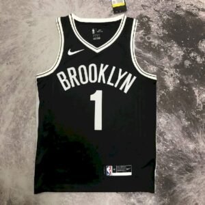 Maillot Homme Mikal Bridges Black Team Jersey