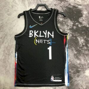 Maillot Homme Mikal Bridges Black Team Jersey