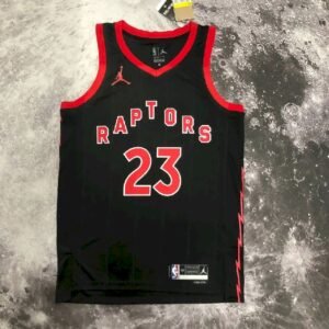 Maillot Homme Fred VanVleet Black Team Jersey – Statement Edition