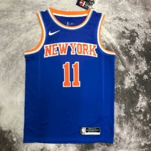 Maillot Homme Jalen Brunson Blue Team Jersey