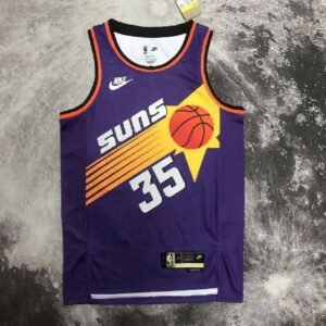 Maillot Homme Kevin Durant Purple Retro Team Jersey