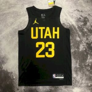 Maillot Homme Lauri Markkanen Black Team Jersey – Statement Edition