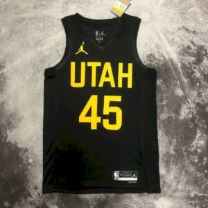 Maillot Homme Donovan Mitchell Black Team Jersey – Statement Edition