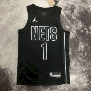 Maillot Homme Mikal Bridges Black Team Jersey – Statement Edition