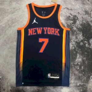 Maillot Homme Carmelo Anthony Black Team Jersey – Statement Edition