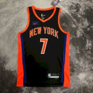 Maillot Homme Carmelo Anthony Black Team Jersey – City Edition