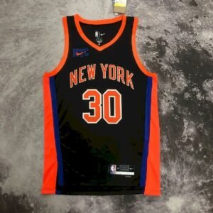 Maillot Homme Julius Randle Black Team Jersey – City Edition