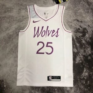 Maillot Homme Derrick Rose White Team Jersey