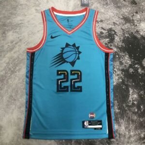 Maillot Homme DeAndre Ayton Blue Team Jersey – City Edition