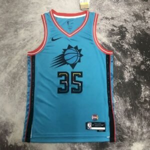 Maillot Homme Kevin Durant Blue Team Jersey – City Edition