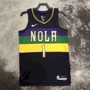 Maillot Homme Zion Williamson Black Team Jersey – City Edition