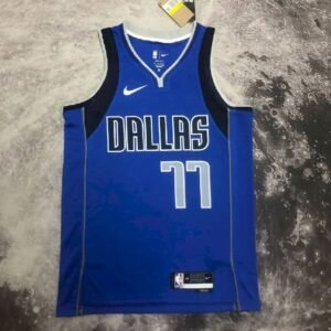 Maillot Homme Luka Doncic Blue Team Jersey