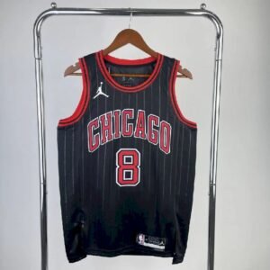 Maillot Homme Zach LaVine Black Team Jersey – Statement Edition