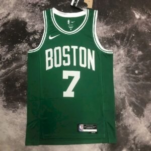 Maillot Homme Jaylen Brown Green Team Jersey
