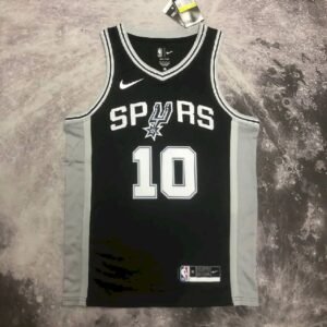 Maillot Homme Jeremy Sochan Black Team Jersey