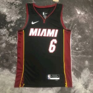 Maillot Homme LeBron James Black Team Jersey