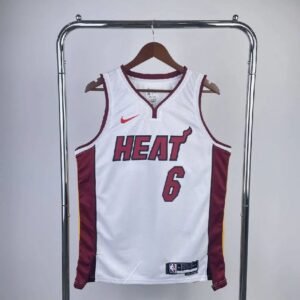 Maillot Homme LeBron James White Team Jersey