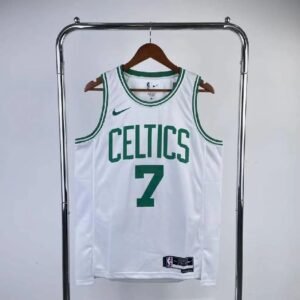 Maillot Homme Jaylen Brown White Team Jersey