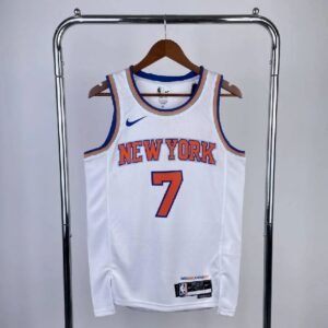 Maillot Homme Carmelo Anthony White Team Jersey