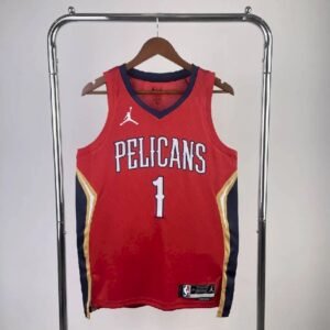 Maillot Homme Zion Williamson Red Team Jersey – Statement Edition