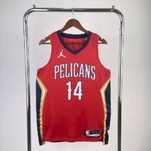 Maillot Homme Brandon Ingram Red Team Jersey – Statement Edition