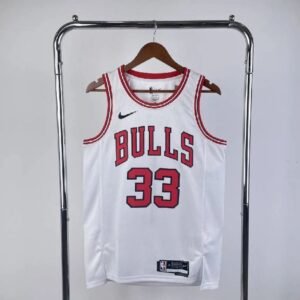 Maillot Homme Scottie Pippen White Team Jersey