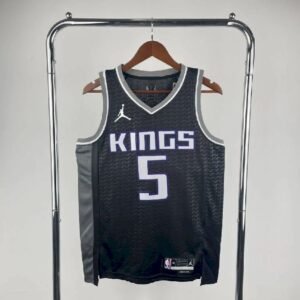 Maillot Homme De??Aaron Fox Black Team Jersey – Statement Edition