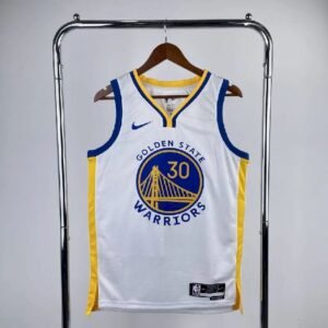 Maillot Homme Stephen Curry White Team Jersey