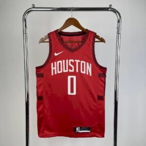 Maillot Homme Russell Westbrook Red Team Jersey