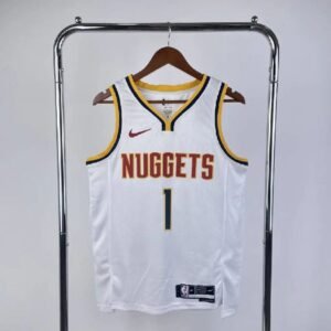 Maillot Homme Michael Porter Jr. White Team Jersey