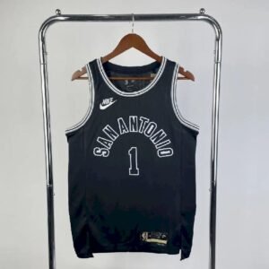 Maillot Homme Victor Wembanyama Black Retro Team Jersey