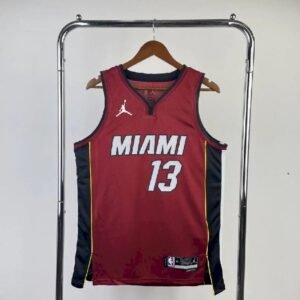 Maillot Homme Bam Adebayo Red Team Jersey – Statement Edition