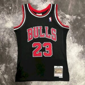 Maillot Homme M&N 1998 Michael Jordan Black Retro