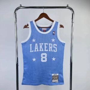 Maillot Homme M&N 2004/05 Kobe Bryant Blue Retro Jersey