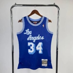 Maillot Homme M&N 1996/97 Shaquille O’Neal Blue Retro