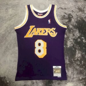 Maillot Homme M&N 96/97 Kobe Bryant Purple Retro Jersey