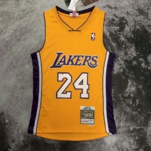 Maillot Homme M&N 08/09 Kobe Bryant Yellow Retro