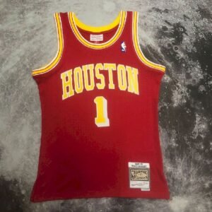 Maillot Homme M&N 2004/05 Tracy Mcgrady Red Retro