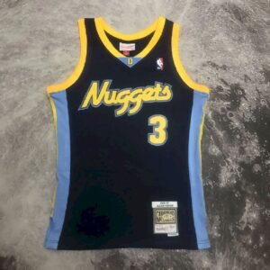 Maillot Homme M&N 2006/2007 Allen Iverson Blue Retro Jersey