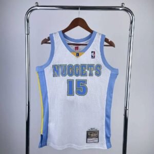 Maillot Homme M&N 2003/2004 Carmelo??Anthony White Retro