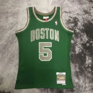 Maillot Homme M&N 2007/08 Kevin Garnett Green Retro