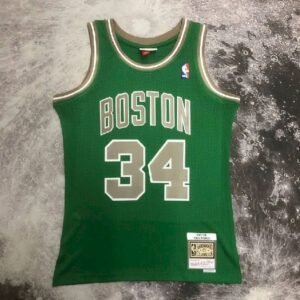 Maillot Homme M&N 2007/08 Paul Pierce Green Retro