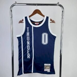 Maillot Homme M&N 2015/16 Russell Westbrook Blue Retro
