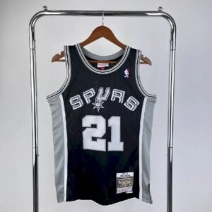 Maillot Homme M&N 1998/99 Tim Duncan Black Retro