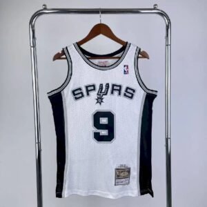 Maillot Homme M&N 2002/03 Tony Parker White Retro