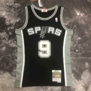 Maillot Homme M&N 2002/03 Tony Parker Black Retro Jersey