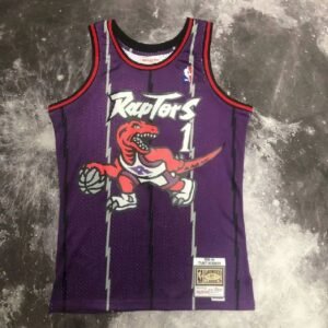 Maillot Homme M&N 1999 Tracy McGrady Purple Retro