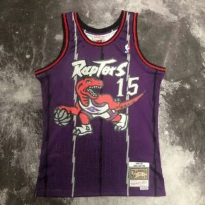Maillot Homme M&N 1999 Vince Carter Purple Retro Jersey